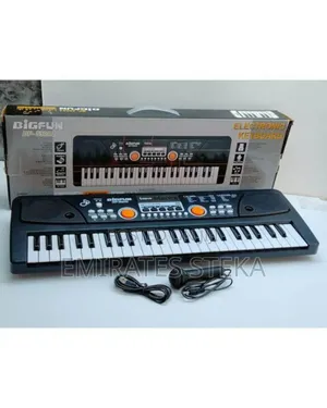 61-Key Electronic Keyboard Piano With LED Display, Microphone