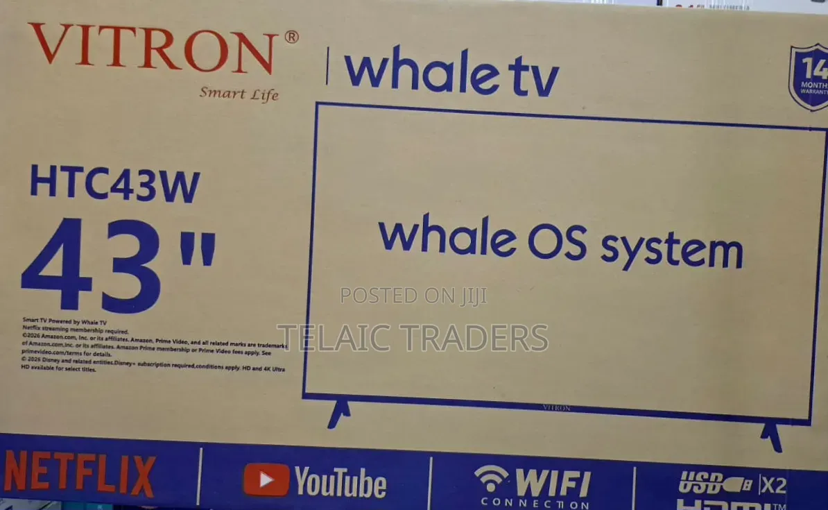 Vitron 43" Smart Whale TV