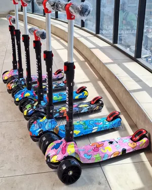 Kids Scooter for Age 3-12 Toddler Scooter With 4Adjustable Highs