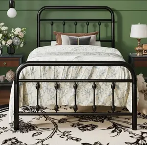 Evimmic Furniture Iron Art Headboard for 3 X 6 Ft Bed