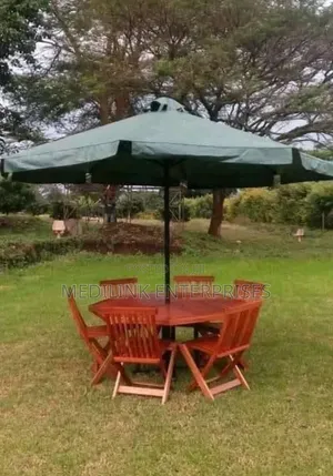Premium Breeze 6 Seater Shades With Foldable Wooden a Chairs