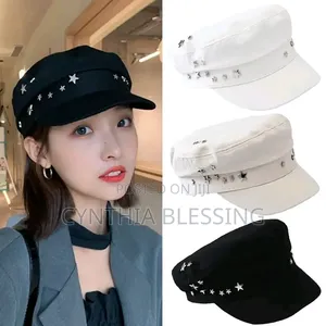 Black Stylish Cape Women Capes Beret Cape