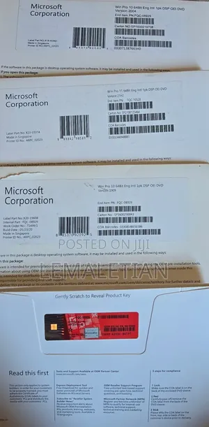 Official Sealed Retail Box (Original Microsoft Pack)