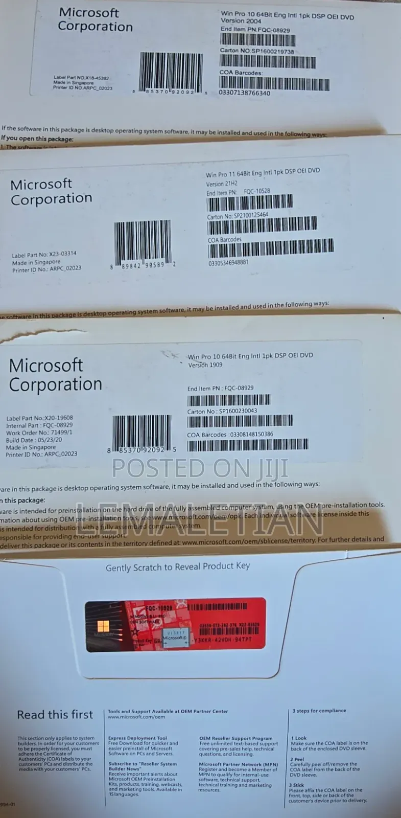 Official Sealed Retail Box (Original Microsoft Pack)