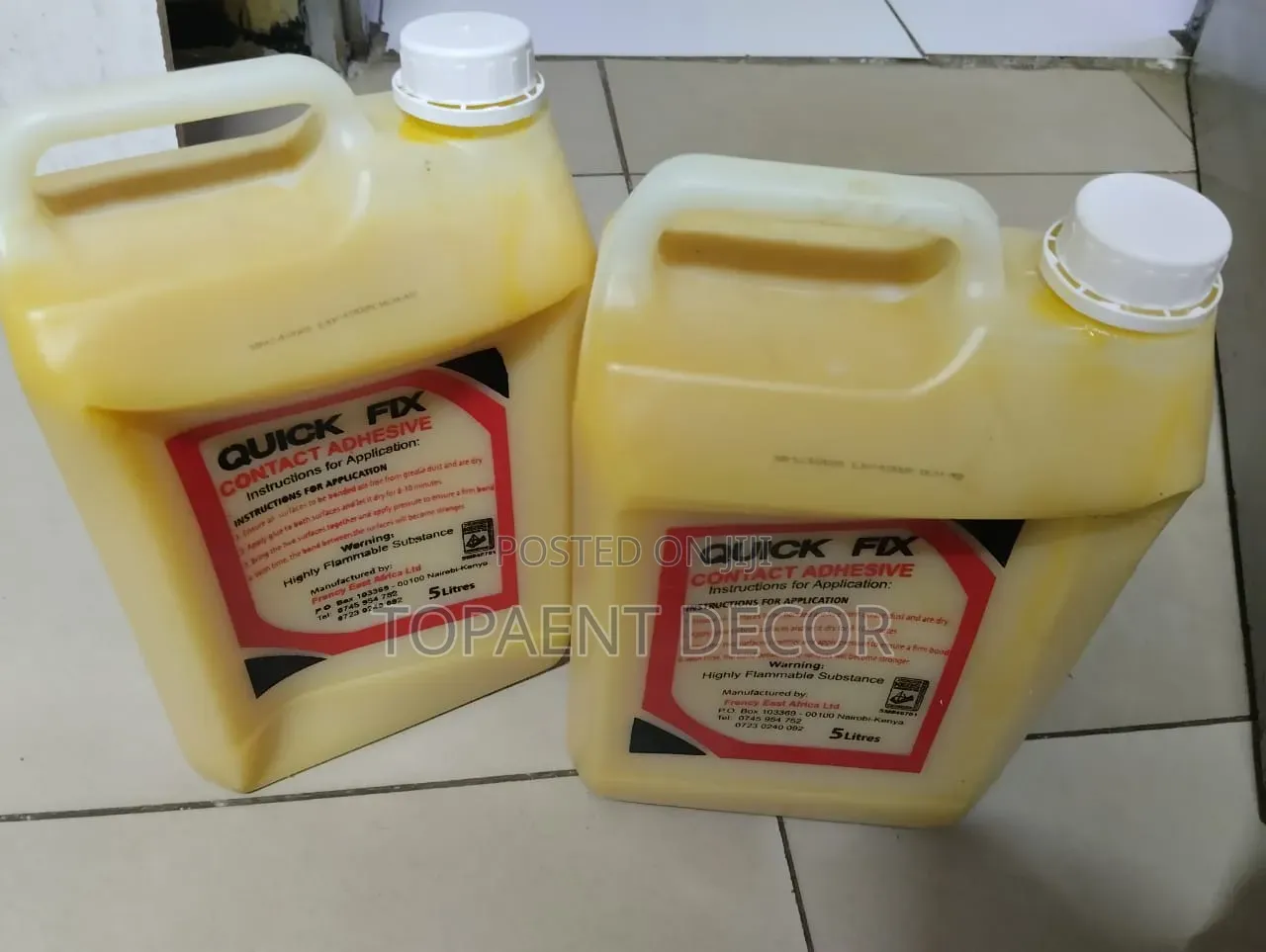 5ltrs Quick Fix Glue Available