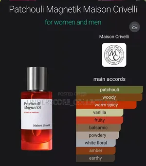 Maison Crivelli Patchouli Magnetik Extrait De Parfum