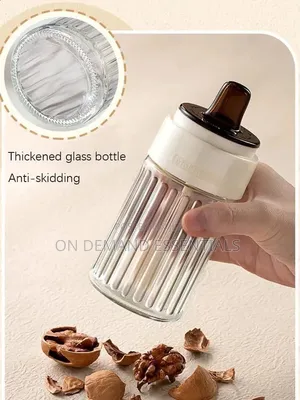 Stripped Seasoning Glass Jars