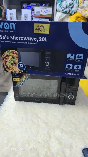 20litres Von Digital Microwave at Ksh8399.