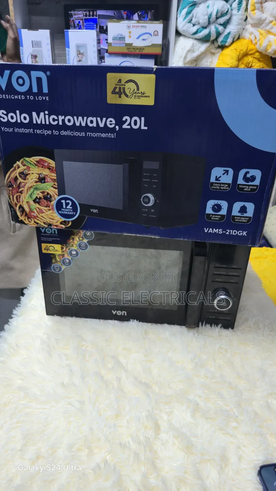 20litres Von Digital Microwave at Ksh8399.