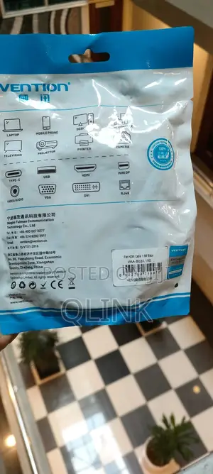 Vention Flat HDMI Cable 1.5M Black