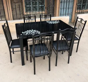Glass Dining Table 6 - Seater