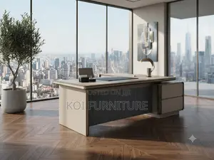 Office Desk; 2 Meters Office Executive Desk With Cord Managament