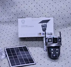 Dual Lens 4G Solar Security Camera With Full Color Night Vision