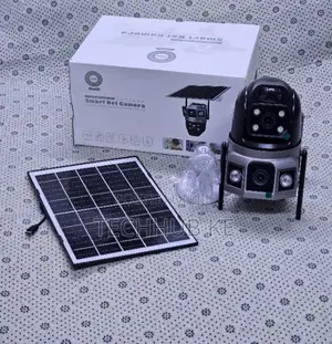 V380 Dual Lens 4g Solar PTZ Camera With Simcard Slot Full Hd + Audio