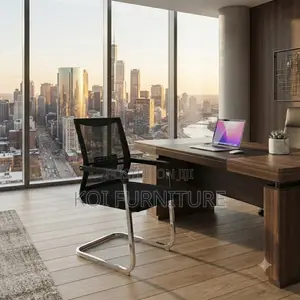 Office Chairs; Fabric Sled Based Visitors Reception Seat