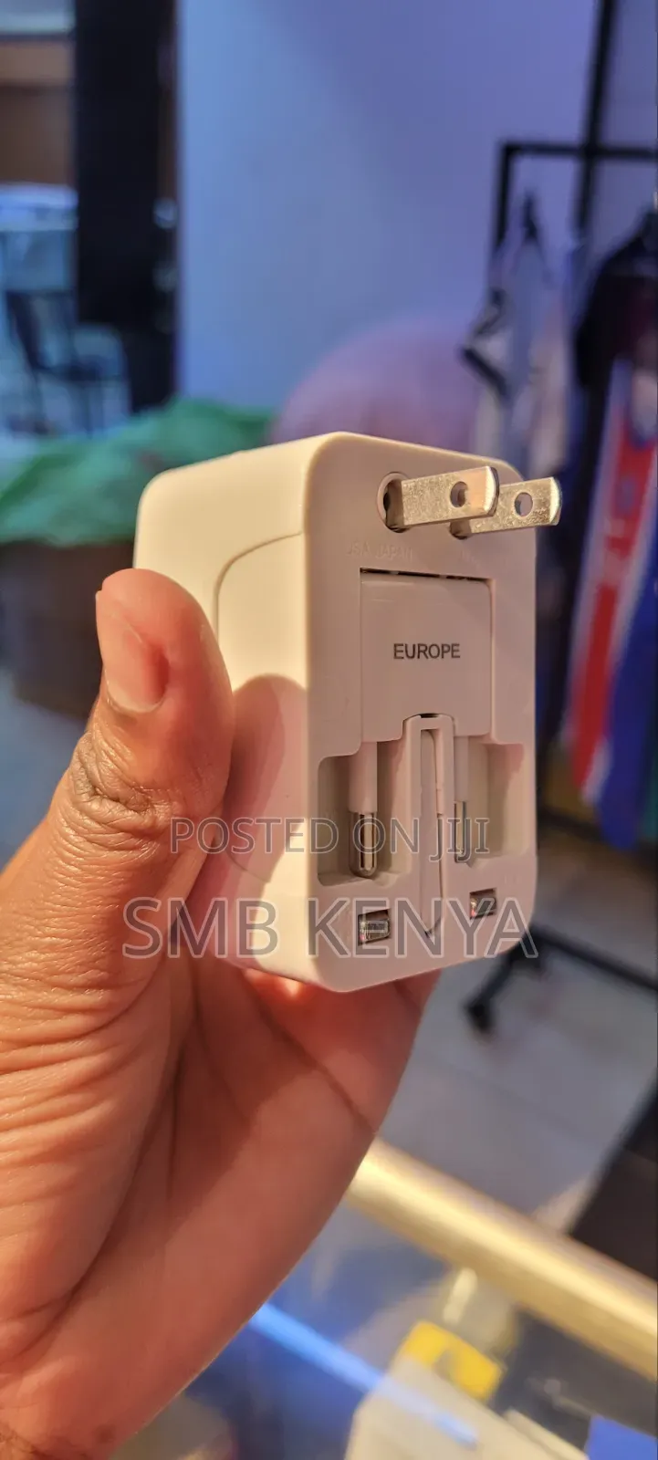 Global Travel Socket Adapter With Surge Protector