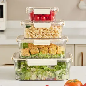4pcs/Set Food Storage Containers Organizers