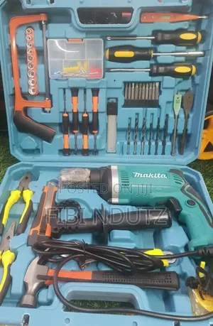 New MAKITA Corded Drill Tool Set/Corded Drill and Tools