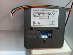 WNT86E Abs No Touch Exit Button With Infra RED Sensor Black