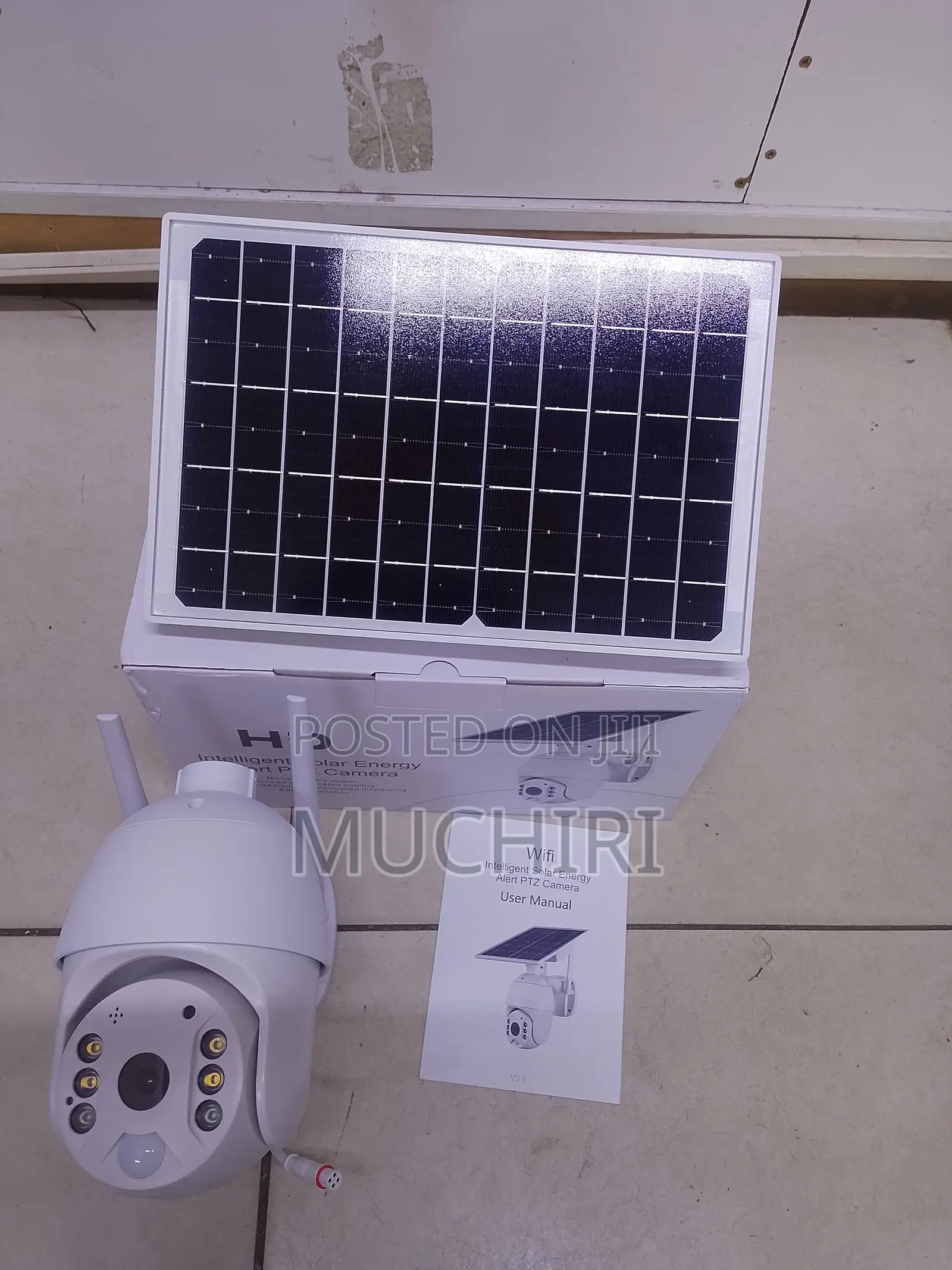 UBOX Wireless Single Lens Wifi Solar Camera With UBOX App