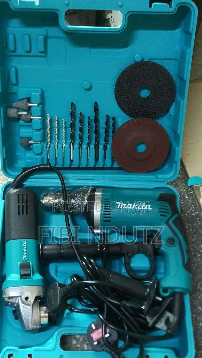 710watts and 4inch Angle Grinder MAKITA Combo/Electric Drill Grinder