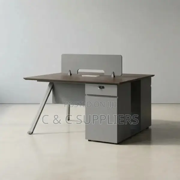 Modern 2-Seater Work Space Desk