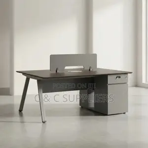 Modern 2-Seater Work Space Desk