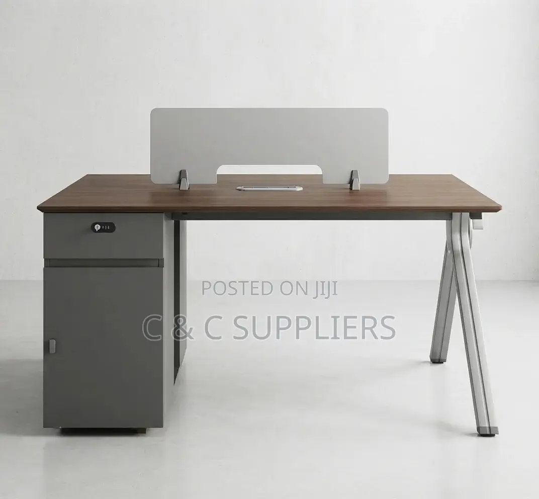 Modern 2-Seater Work Space Desk