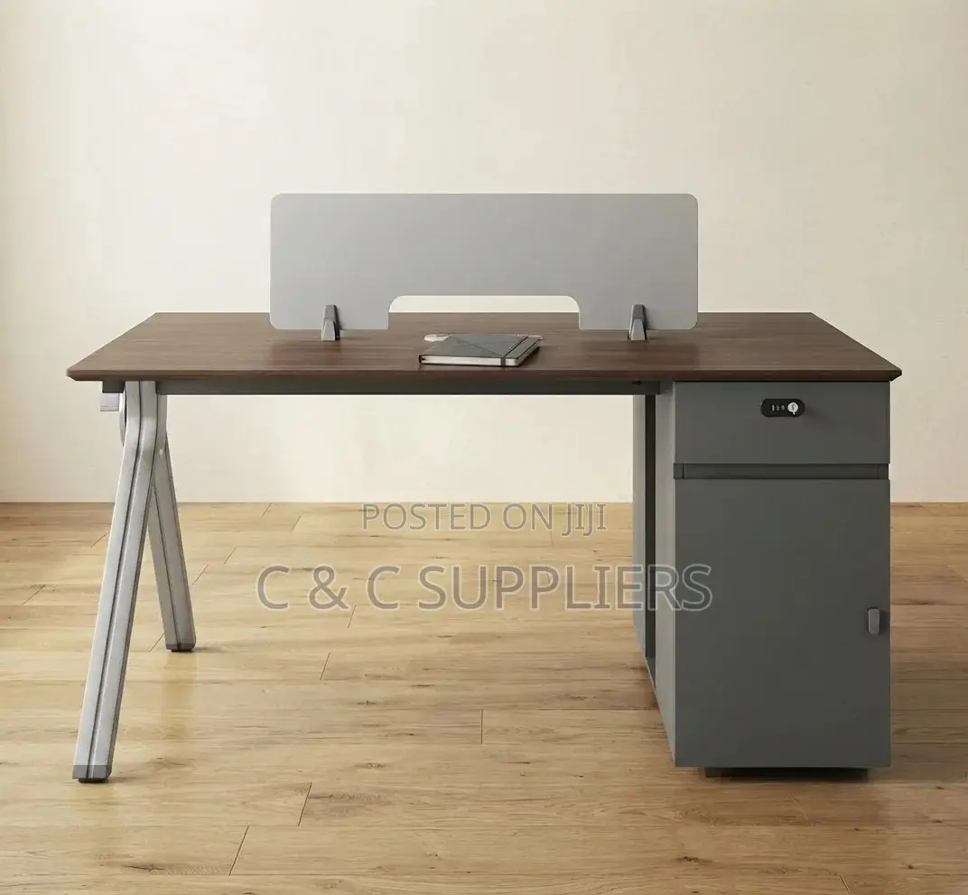 Modern 2-Seater Work Space Desk