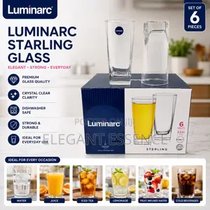 Luminarc Sterling Water Glass Set of 6pcs 330ml