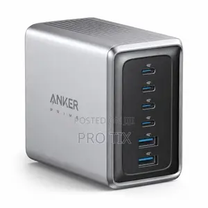 Anker Prime 250w Gan Desktop Charger (6 Ports) Silver