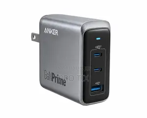Anker Prime Charger (100w, 3 Ports, Ganprime) Silver