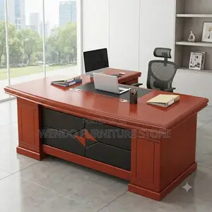 Office Desk; 1.8 Meters Executive Mahogany Stable Desk