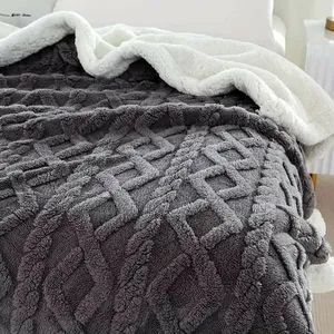 Sherpa Fleece Throw Blankets