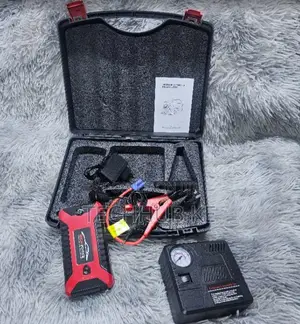 12V Portable Car Jump Starter Battery Booster With Air Compressor