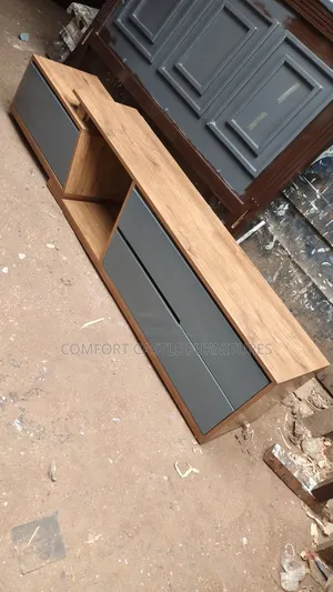TV Stand Showcase, Overlay Design , 6.5 Ft Long