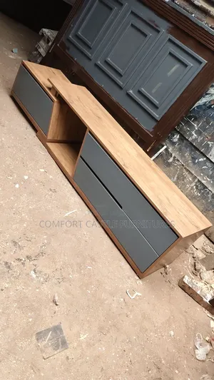 TV Stand Showcase, Overlay Design , 6.5 Ft Long