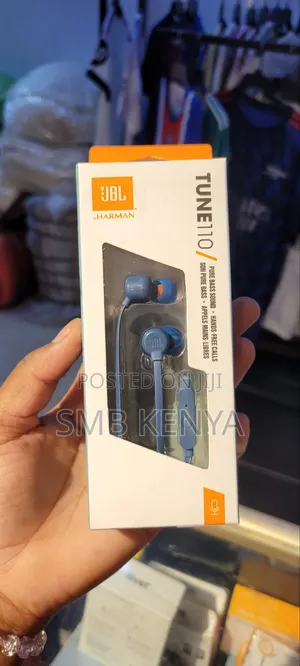 JBL Tune 110 Pure Bass Wired Earphones