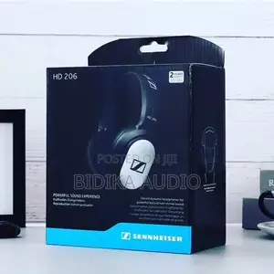 Sennheiser HD 206 Stereo Headphones With 1/4 Inch Adapter
