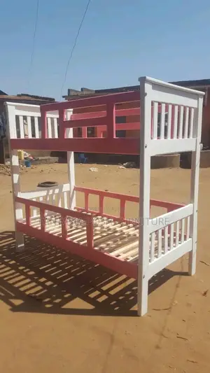4x6 Two-Tone Bunk Bed in Pink White in Utawala: Best Offer!
