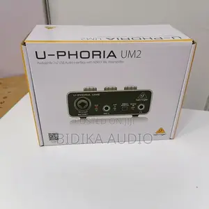 Behringer U-Phoria UM2 Interface With XENYX Mic Preamplifier