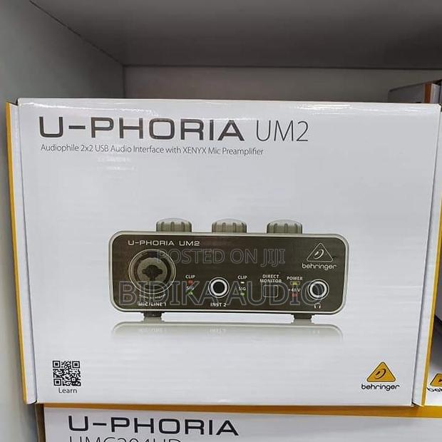 Behringer UM2 USB Desktop Recording Interface for Mac PC - main view