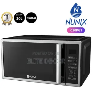 Nunix C20PG1 Digital Microwave Oven – 20L (Stainless Steel)