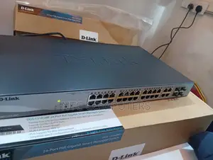 D-Link DGS-1210-28p 24-Port Poe Gigabit Smart Managed Switch