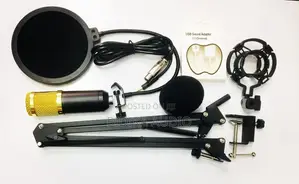 BM-800 Professional Streaming Microphone Set With USB Sound Card