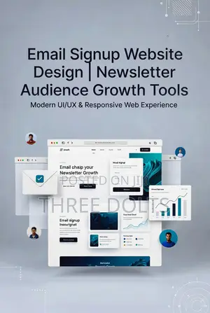 Email Signup Website Design | Newsletter Audience Growth Tools