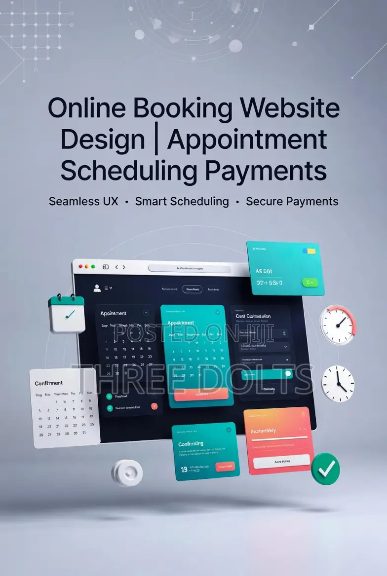 Online Booking Website Design | Appointment Scheduling Payments