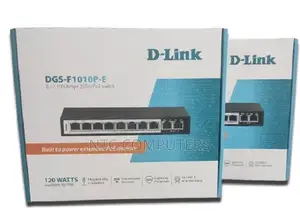 D-Link DGS-F1010p-E 120w 8+2 Port Gigabit Poe Switch