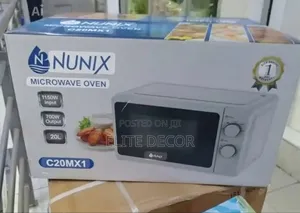 Nunix 20L Microwave Oven C20MX1 – Manual Control (White)