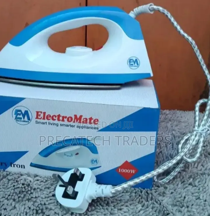 ElectroMate 1000W Dry Iron Box– Fast Heating